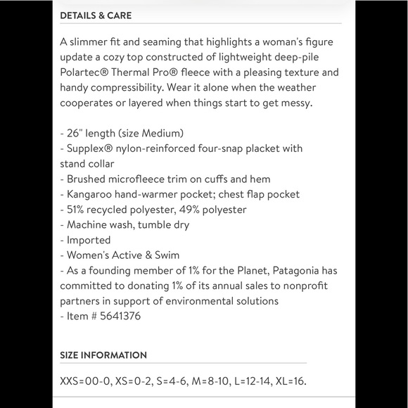 Patagonia Re-Tool Snap-T Fleece Pullover. - Picture 4 of 4